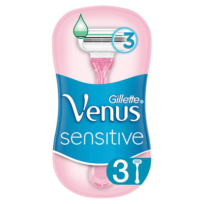 Gillette Venus Sensitive: Women's Razor for Smooth, Irritation-Free Shaving - Designed for Best Razor for Sensitive Skin by Beauty Care Bag