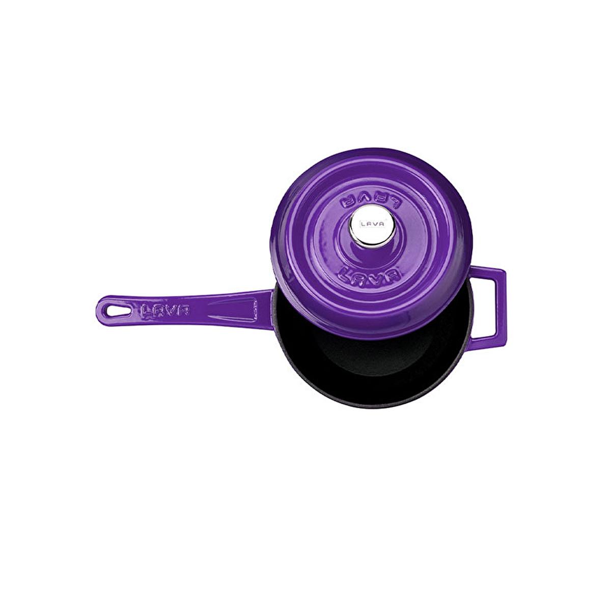 Lava Mor round cast iron sauce pan, 7.09 inch