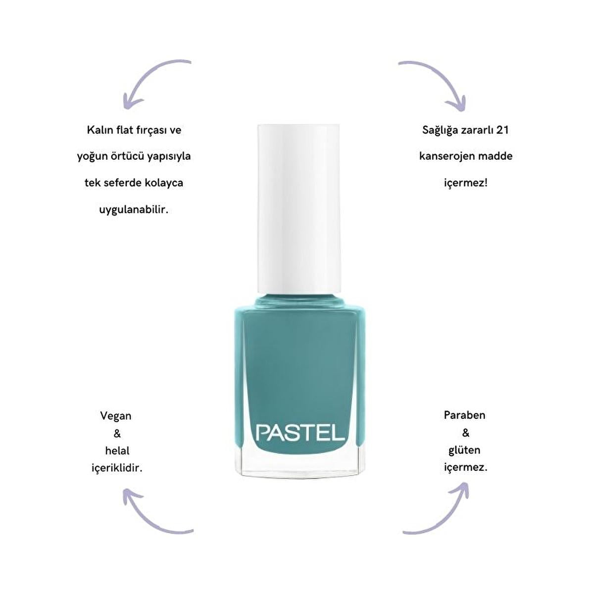 Pastel vegan nail polish – view 3