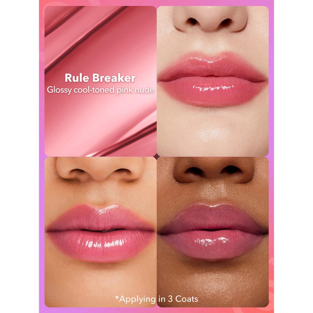 Sheglam Mirror Kiss Shine Lipstick Rule Breaker 2.3g by Beauty Care Bag