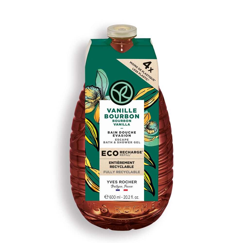 Ocean Bond Eco Refill Shower Gel - Exotic Vanilla 600ml - Eco-Friendly, pH Balanced, Recycled Packaging by Beauty Care Bag