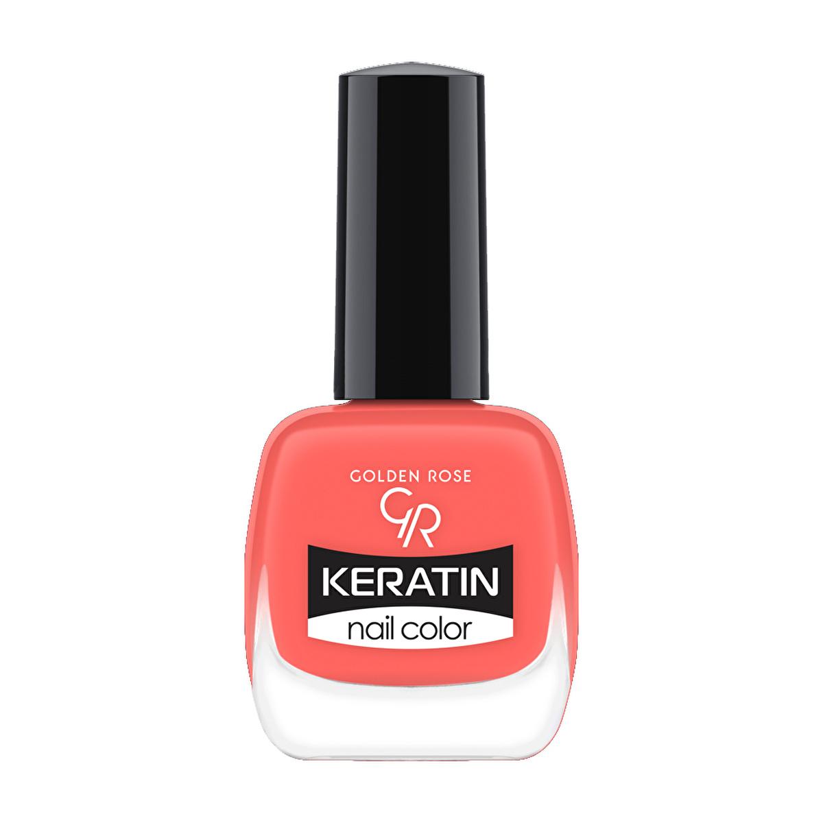 Golden Rose Keratin Nail Color polish