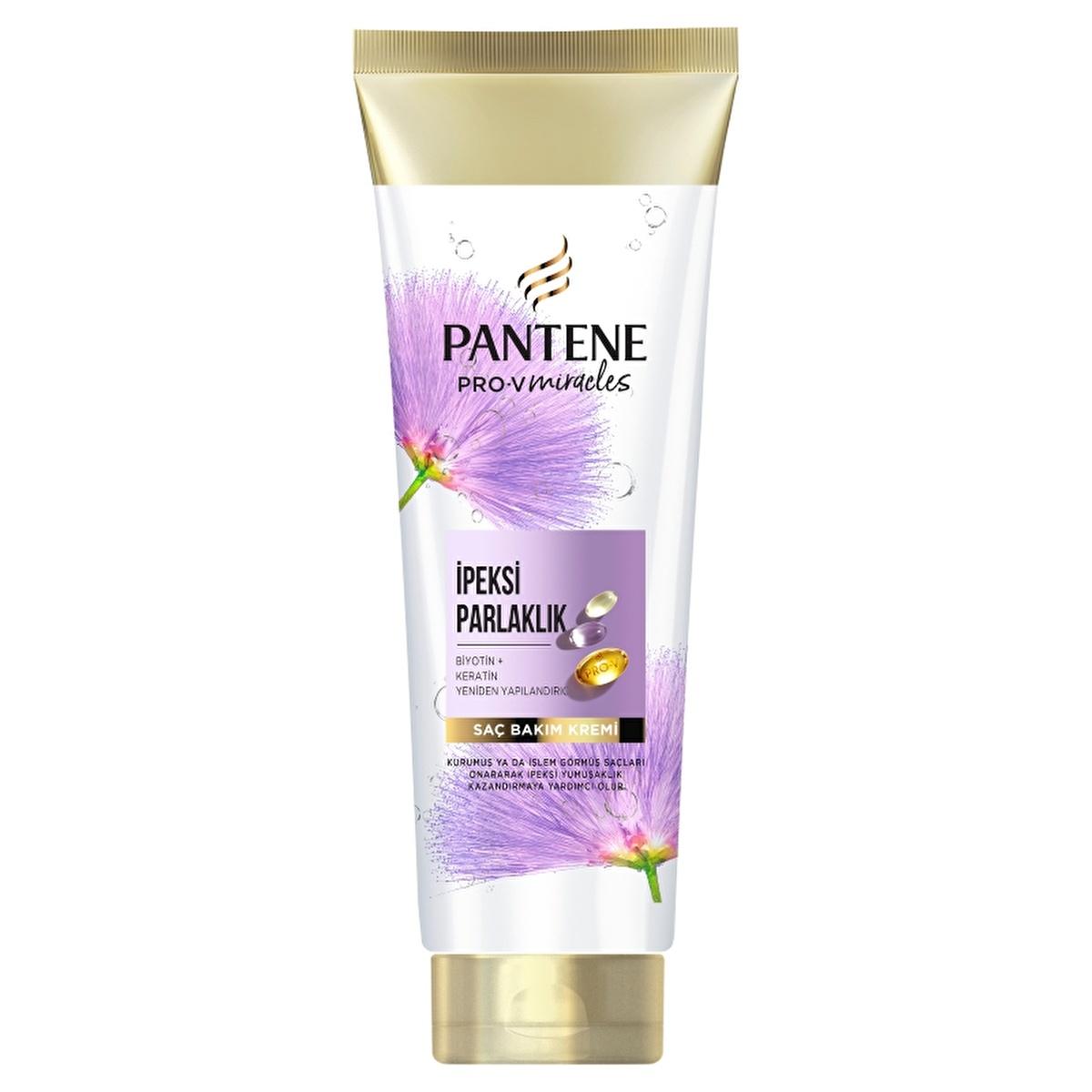Pantene Pro-V Silky Gloss Hair Conditioner: Strengthen, Shine & Manage Normal Hair - Pro-Vitamin Nutrient Blend by Beauty Care Bag