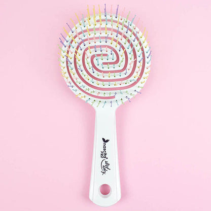 Nascita Pro Hair Brush - GemTips Detangling Brush for Wet & Dry Hair, Anti-Static, Gentle on Scalp by Beauty Care Bag