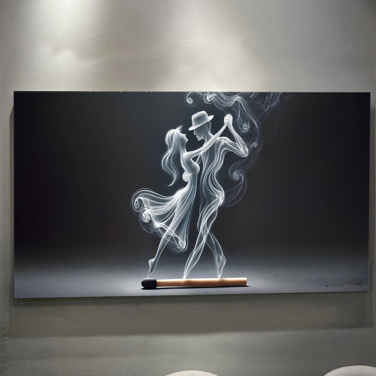 Modern Abstract Couple Dance Wall Art by Tailored Canvases