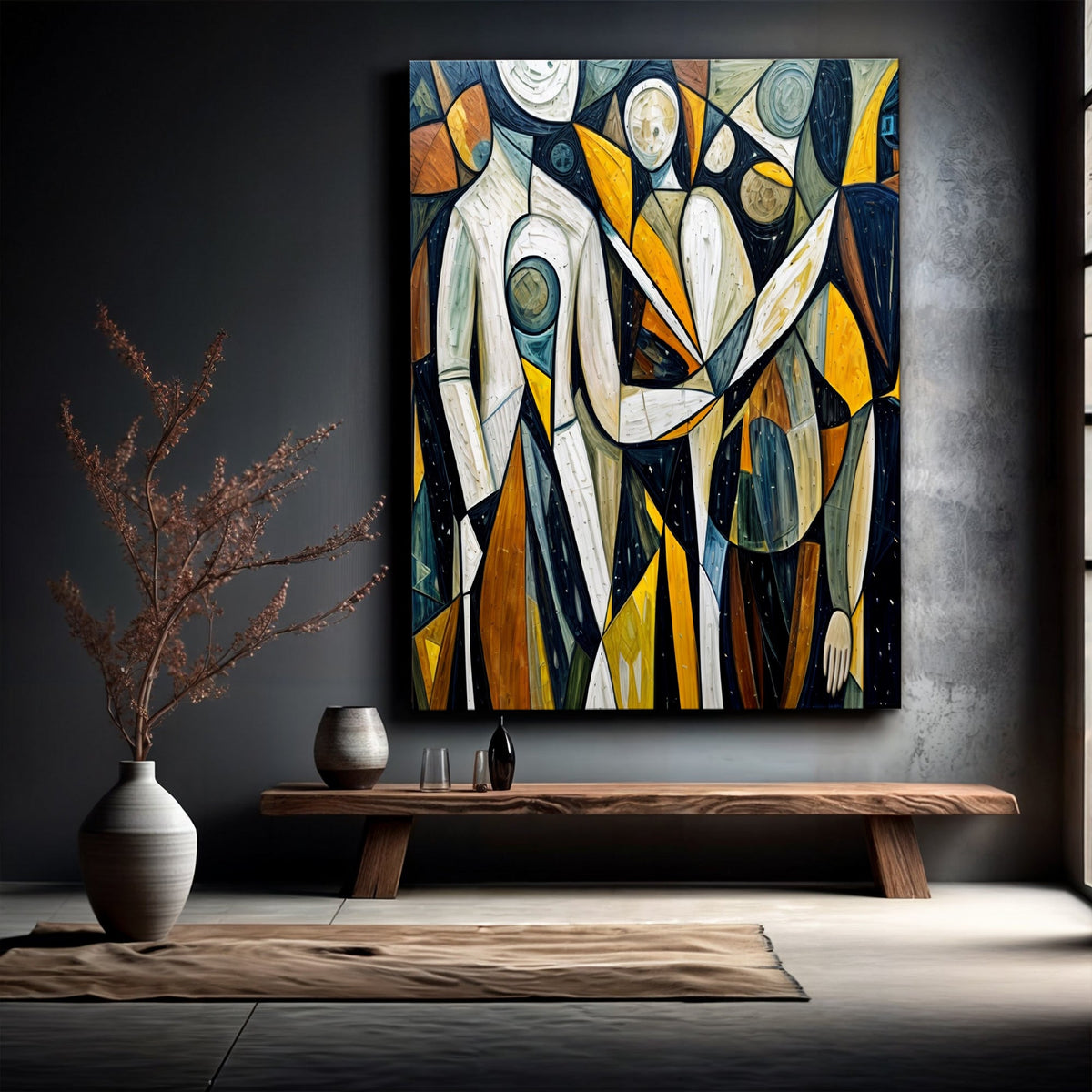 Abstract Human Connection Wall Art by Tailored Canvases