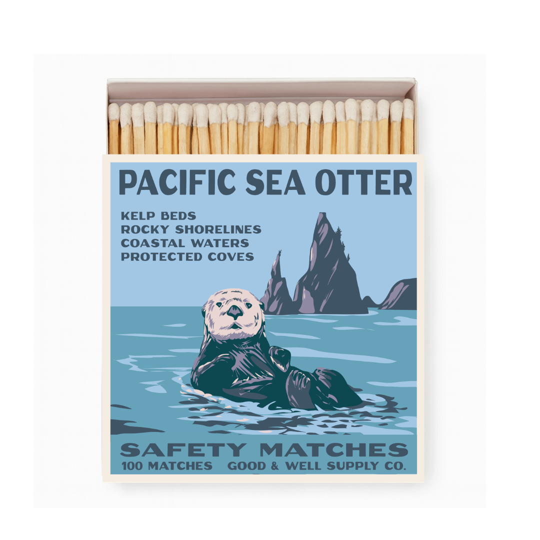 Pacific Sea Otter Cabin Matches by Good & Well Supply Co.