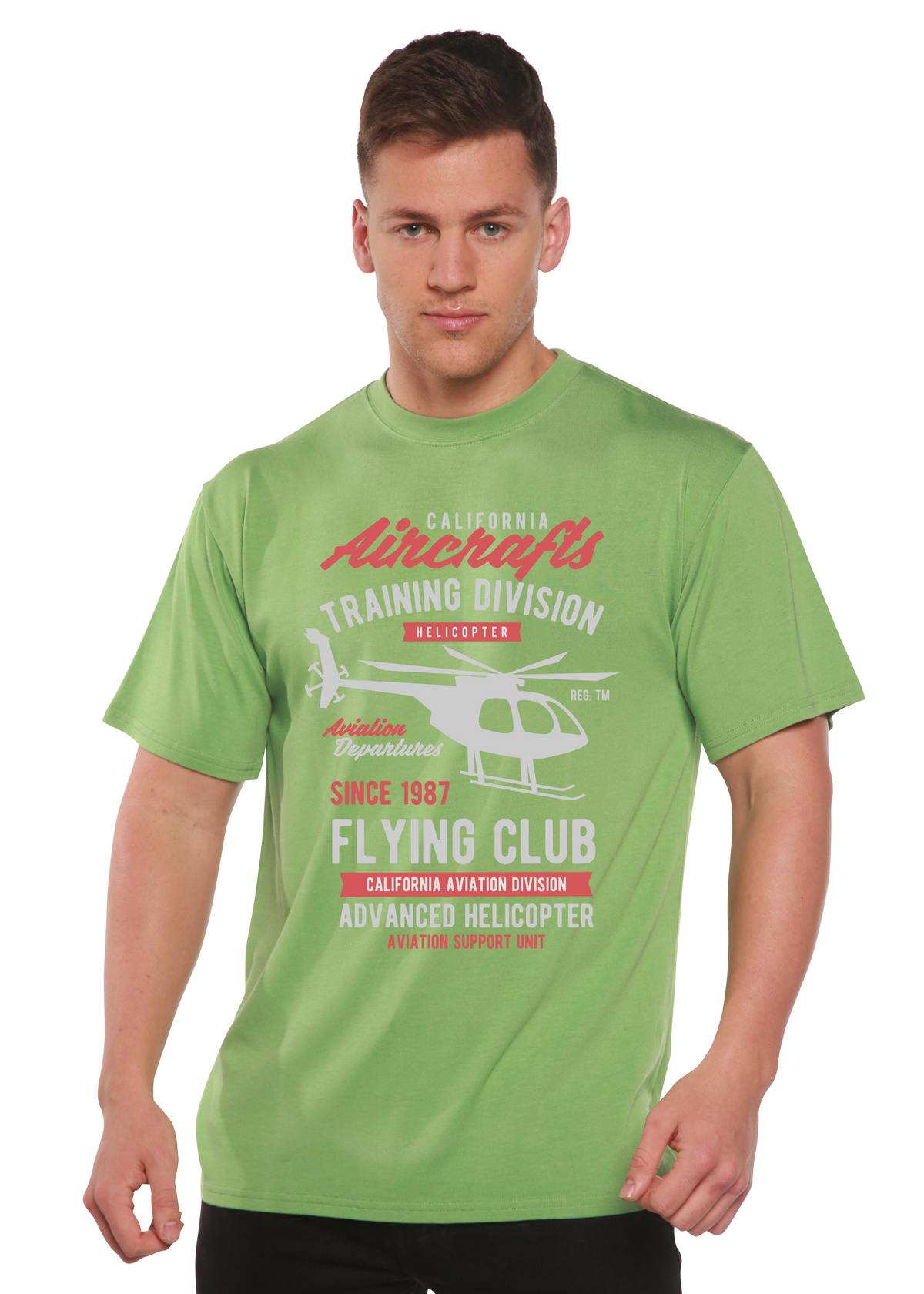 California Aircraft men's bamboo graphic T-shirt – view 5