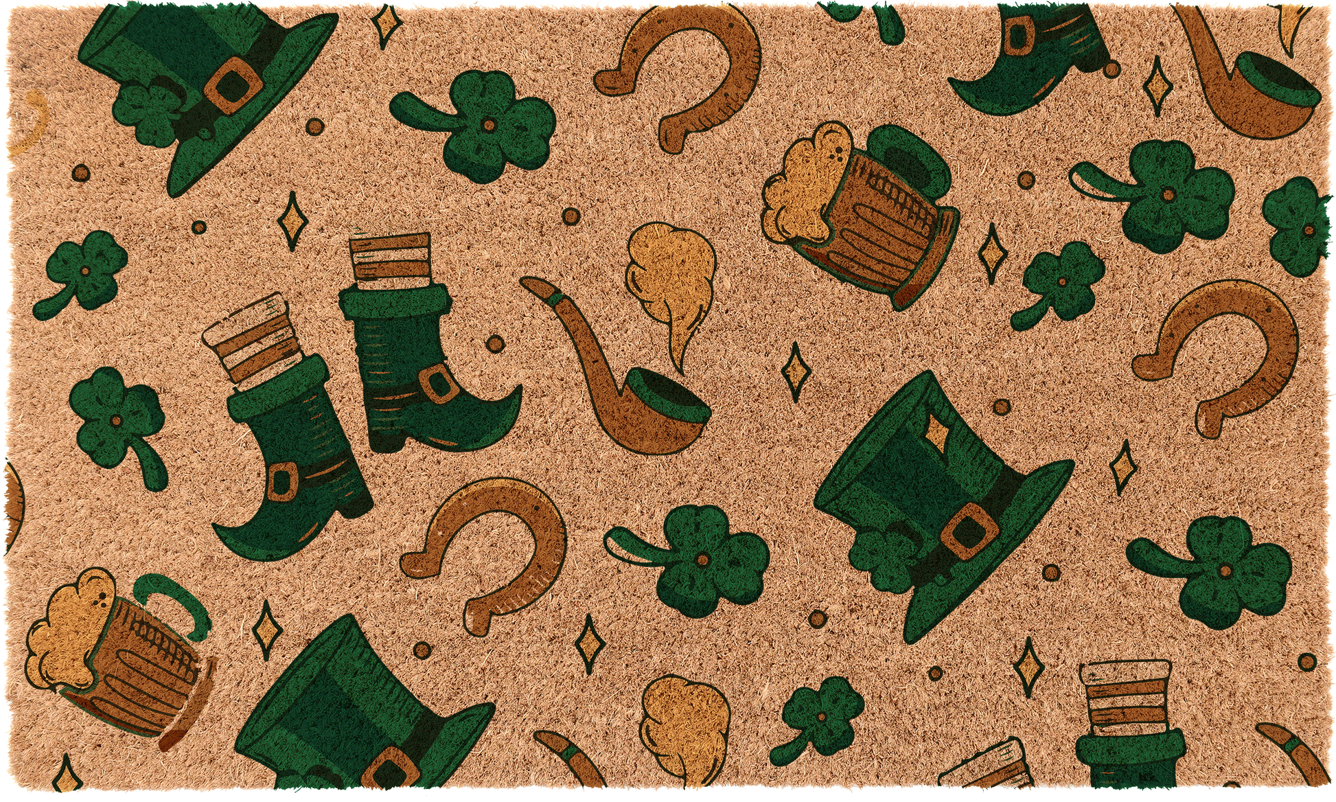 St Patrick's Pattern by Coco Mats N More