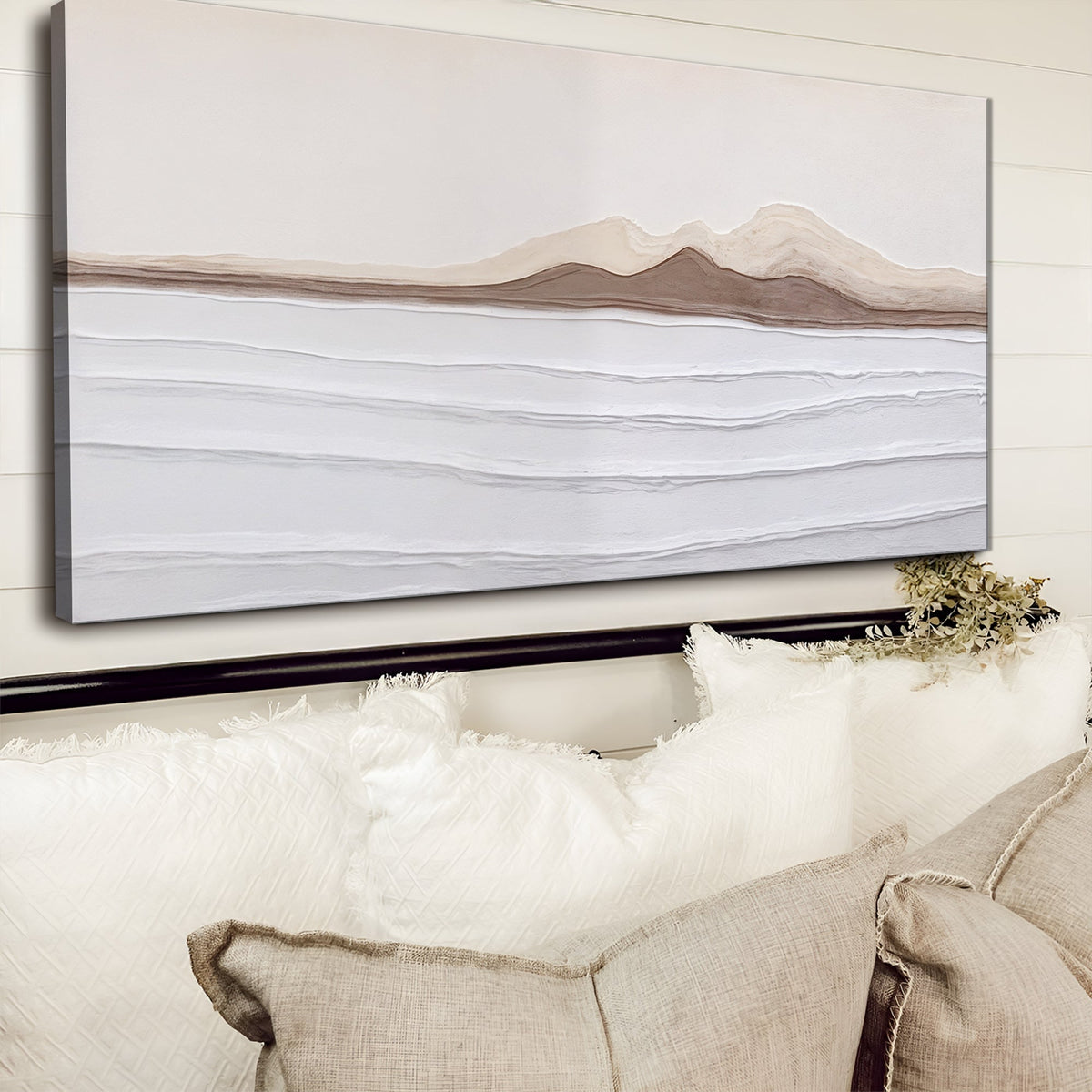 Earth Tone Abstract Wall Art by Tailored Canvases