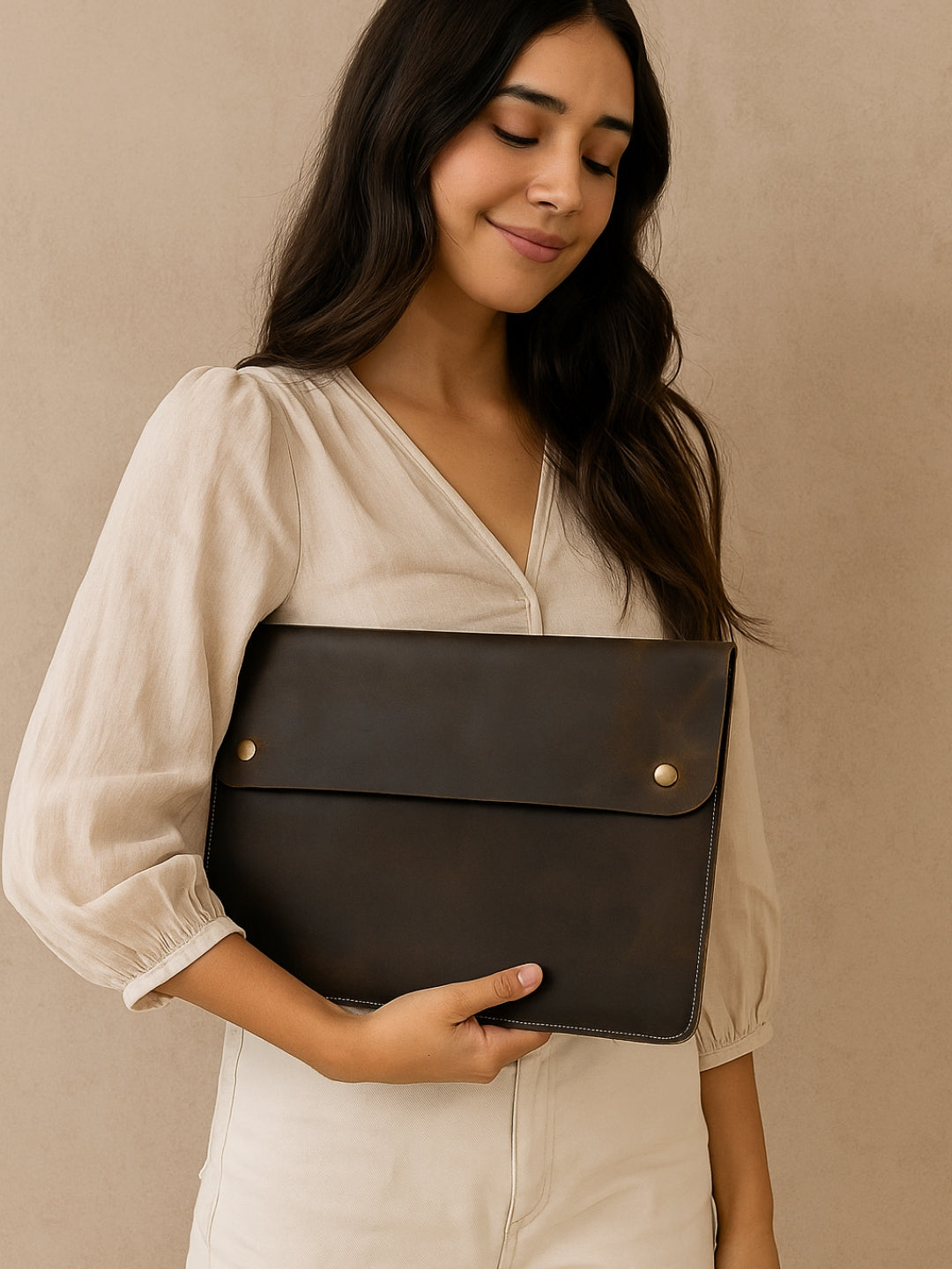 The MacBook Folio by Classy Leather Bags