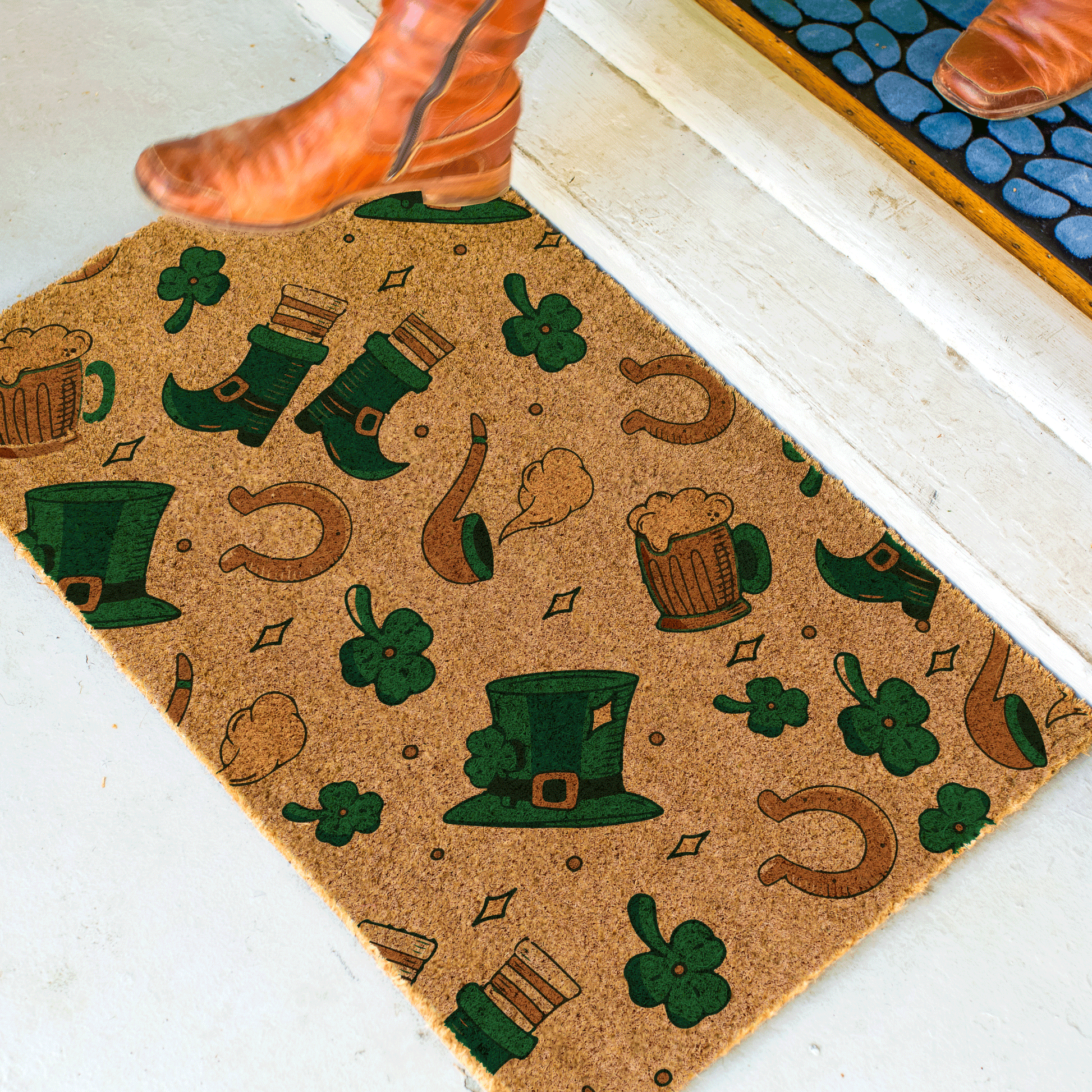 St Patrick's Pattern by Coco Mats N More
