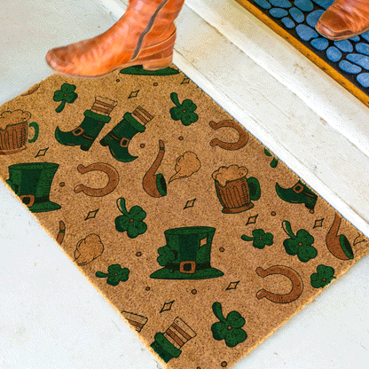 St Patrick's Pattern by Coco Mats N More