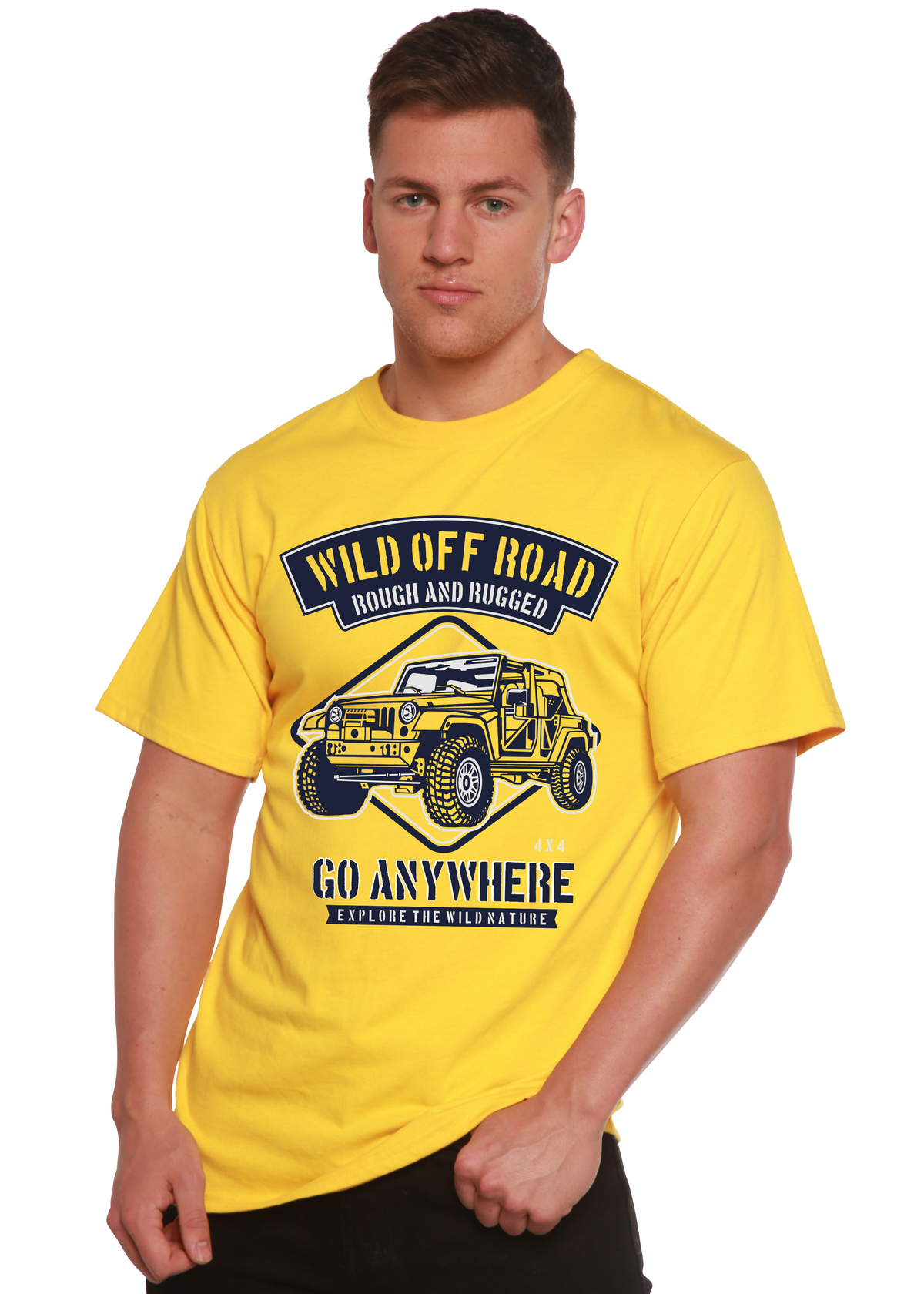 Wild Off Road men's bamboo graphic T-shirt – view 4