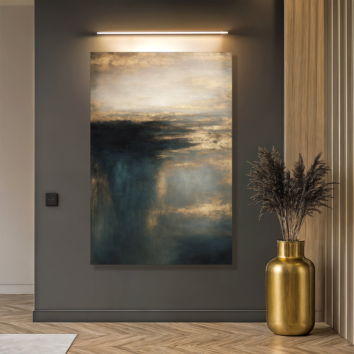 Cloudscape Glimmer Wall Art by Tailored Canvases