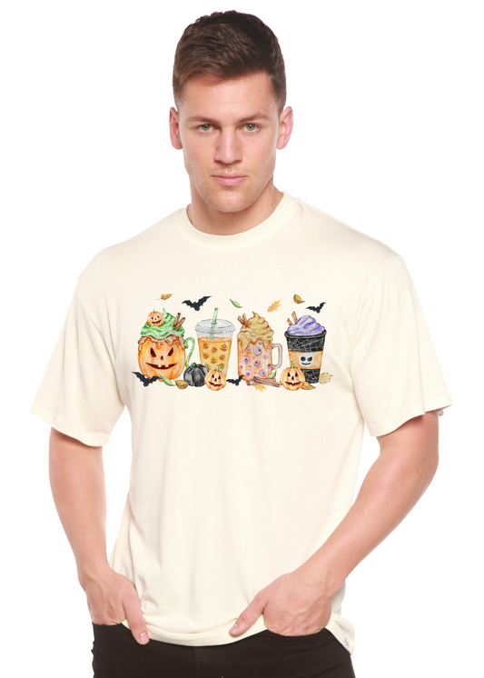 Happy Halloween men's bamboo graphic T-shirt – view 2
