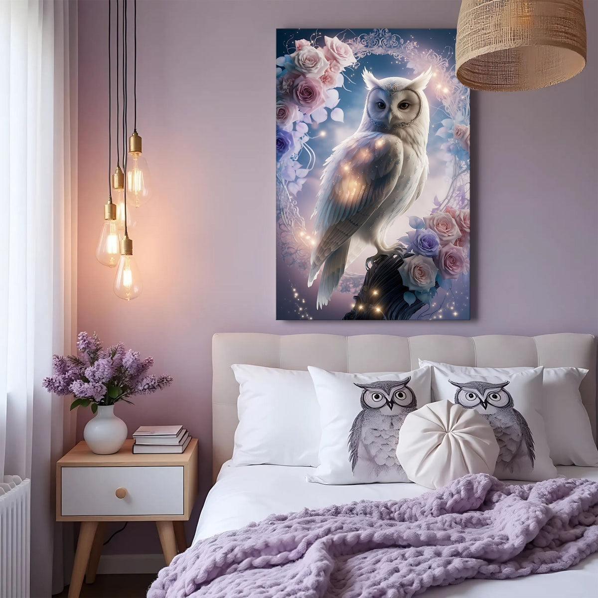 3D Owl Wall Art by Tailored Canvases