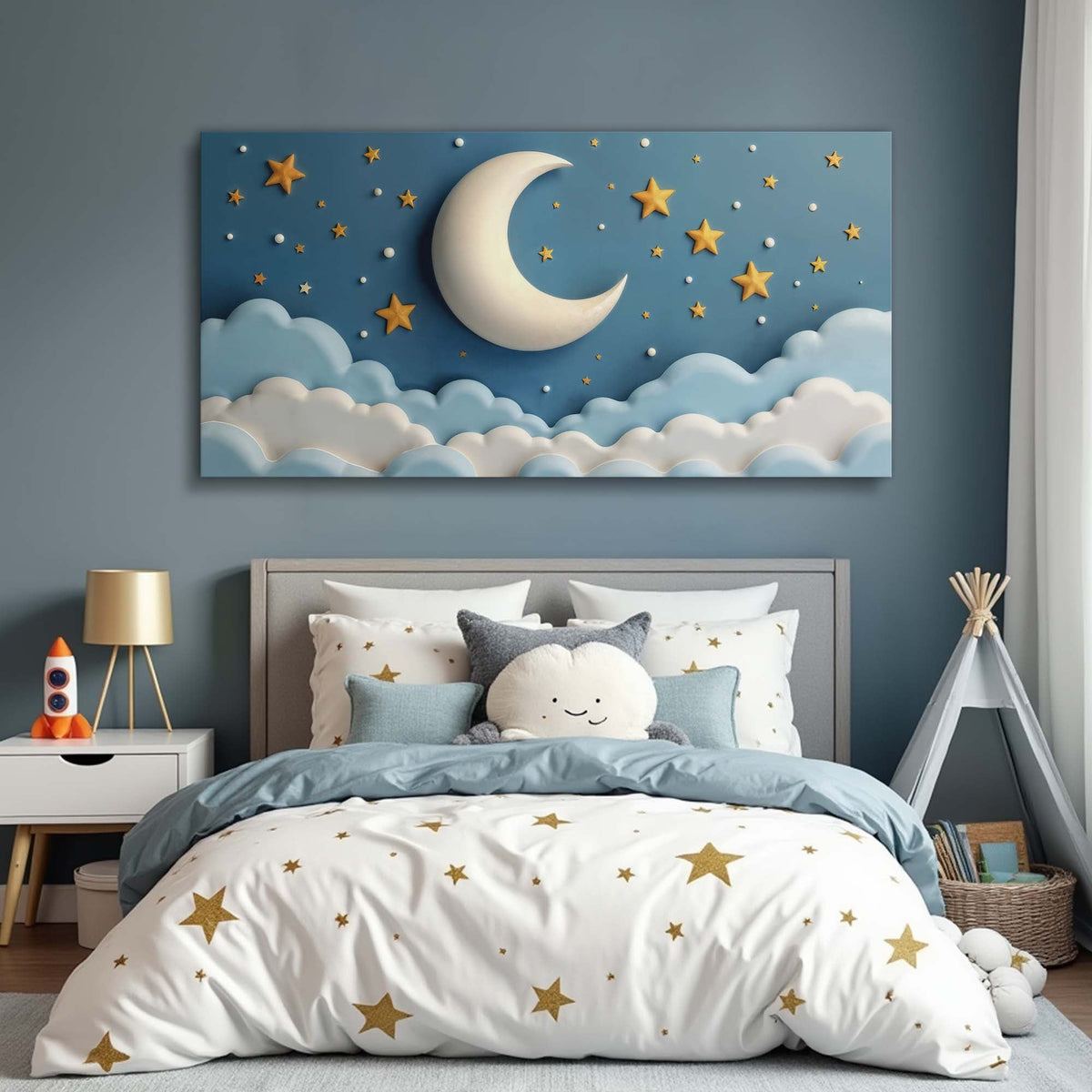 Celestial Serenade Wall Art by Tailored Canvases