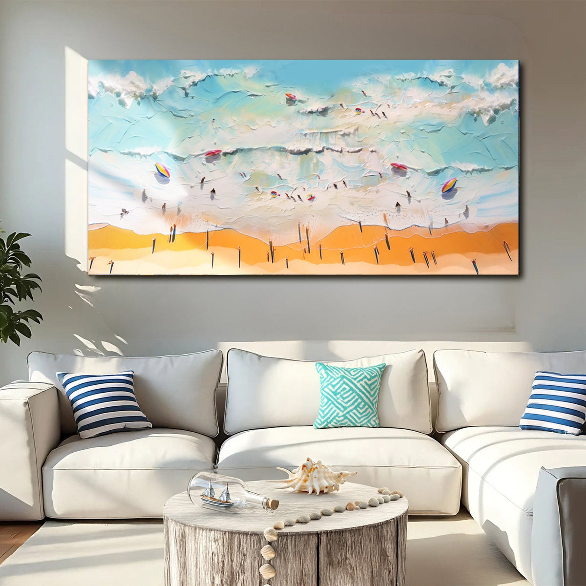 Beach Days Wall Art VI by Tailored Canvases
