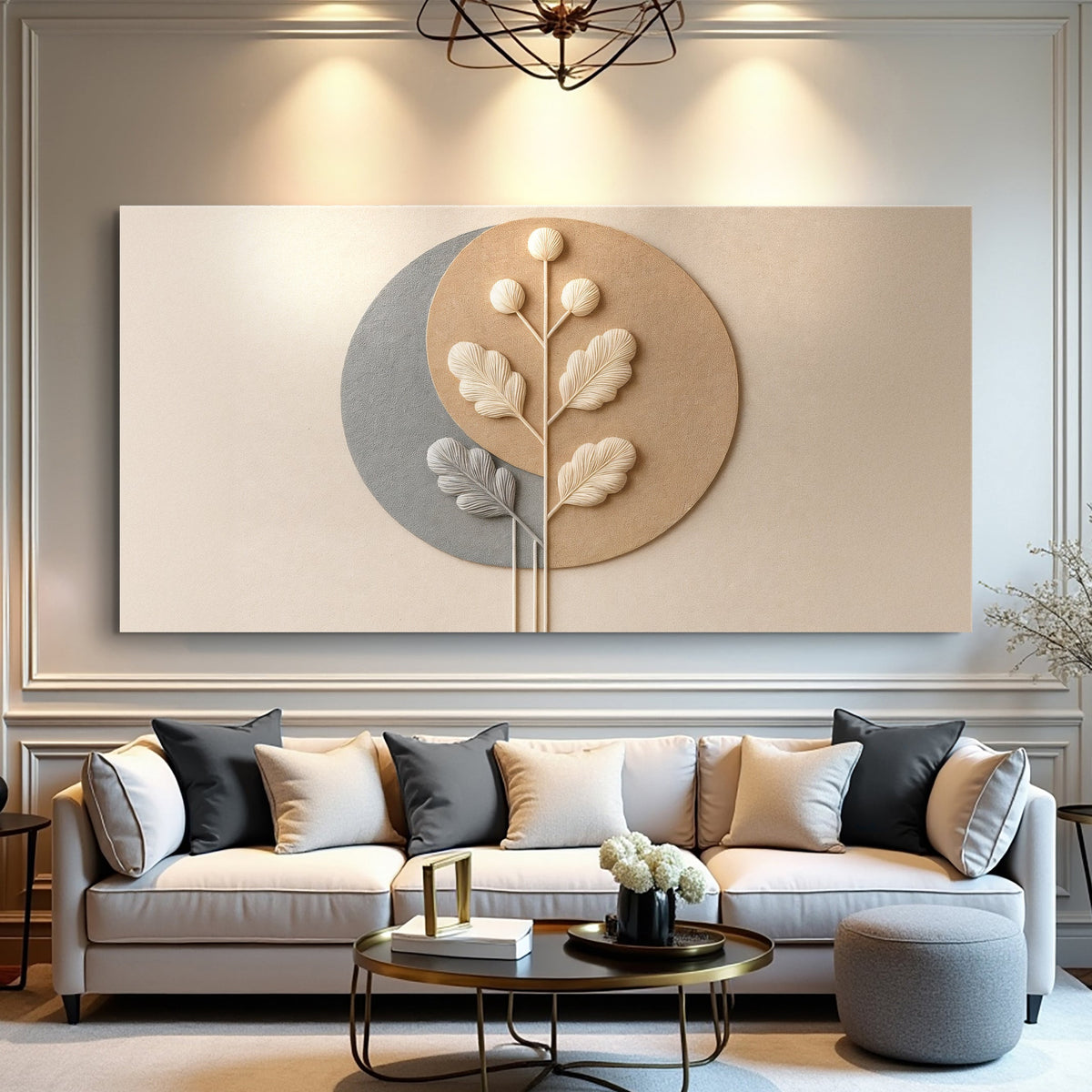 Modern Abstract Minimalist Wall Art XII by Tailored Canvases