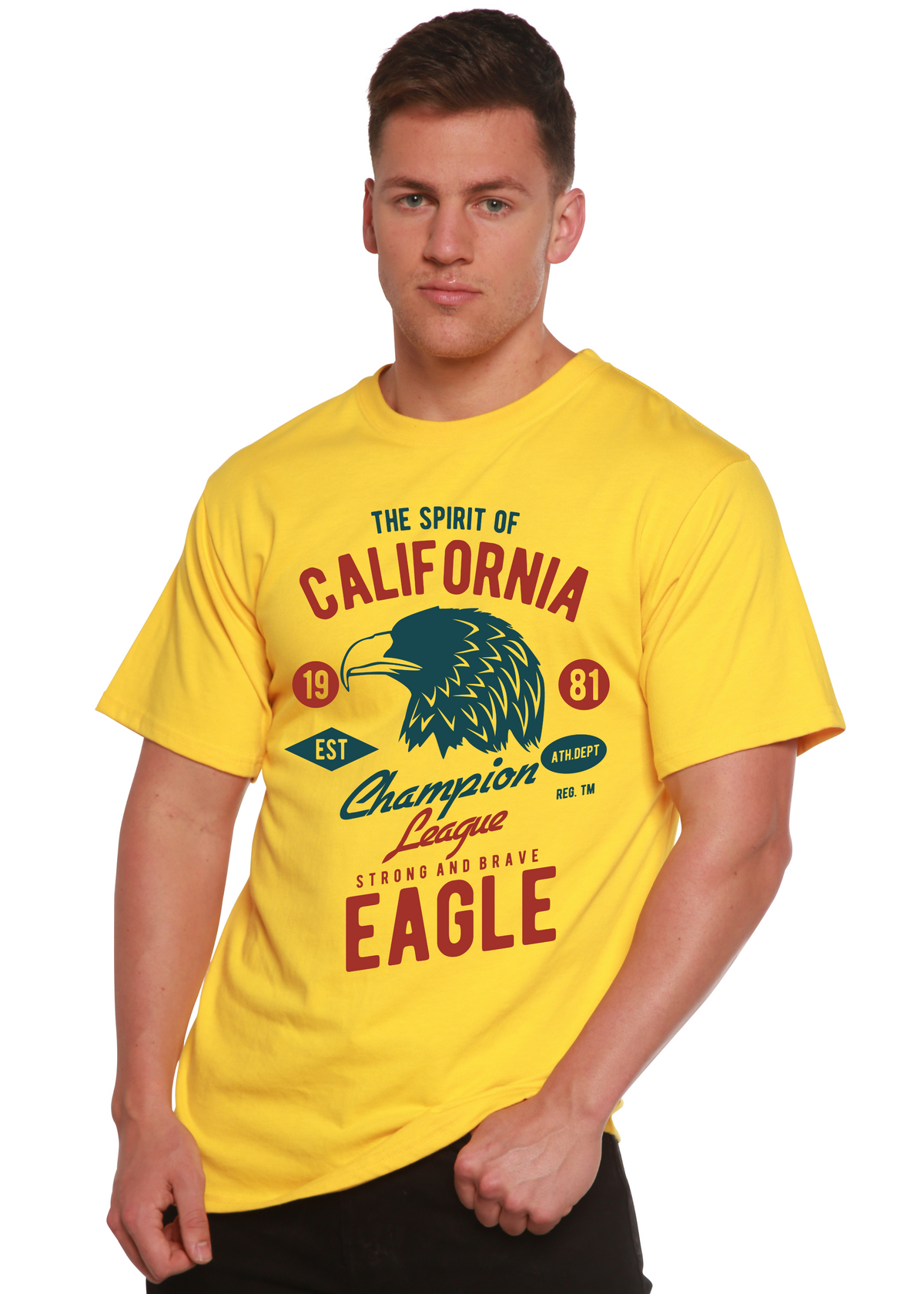 Men's bamboo graphic T-shirt – view 2