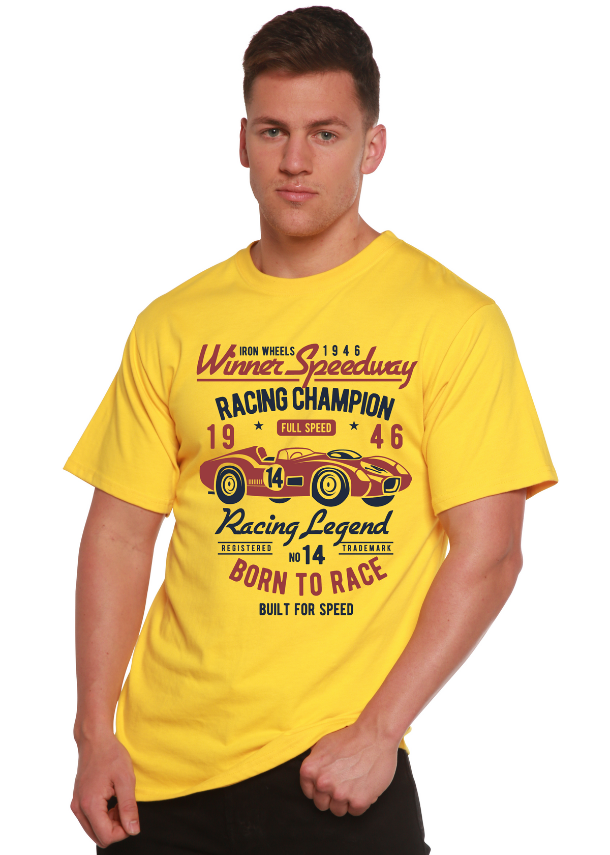 Winner Speedway men's bamboo graphic T-shirt – view 3