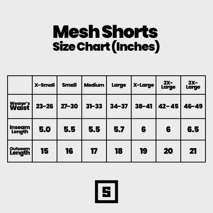 Cloud retro mesh shorts – view 4