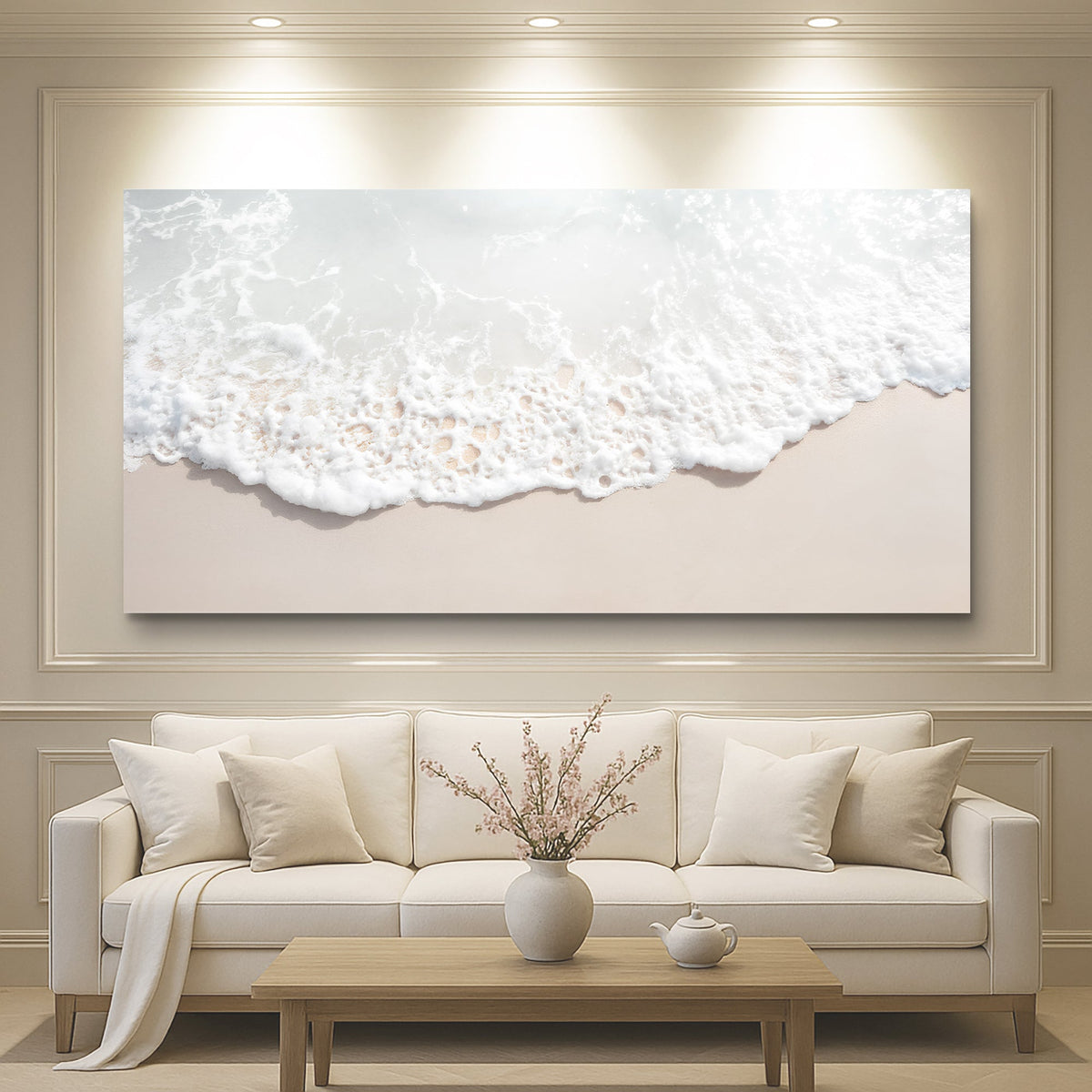 Sandy Waves Wall Art by Tailored Canvases