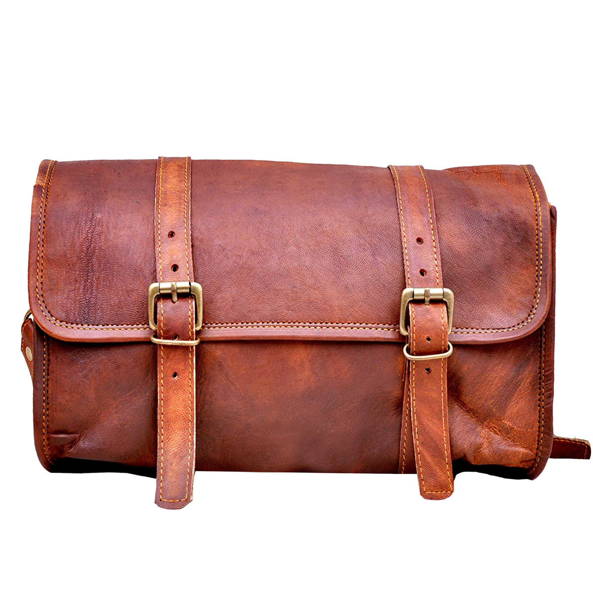 Patrolman Motorbike Side Pouch by Classy Leather Bags