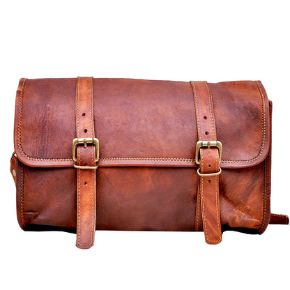 Patrolman Motorbike Side Pouch by Classy Leather Bags