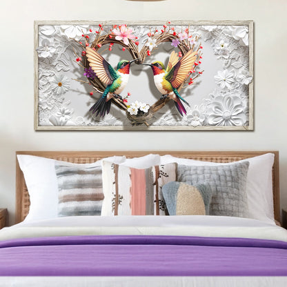 3D Hummingbirds Wall Art IV canvas by Tailored Canvases