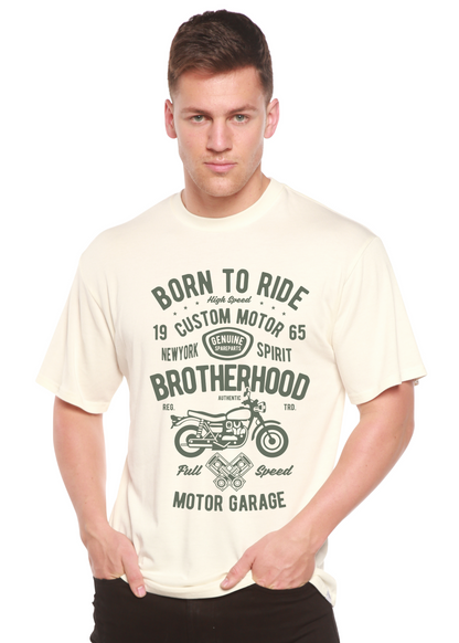 Motorcycle Brotherhood men's short sleeve graphic T-shirt in bamboo viscose and organic cotton