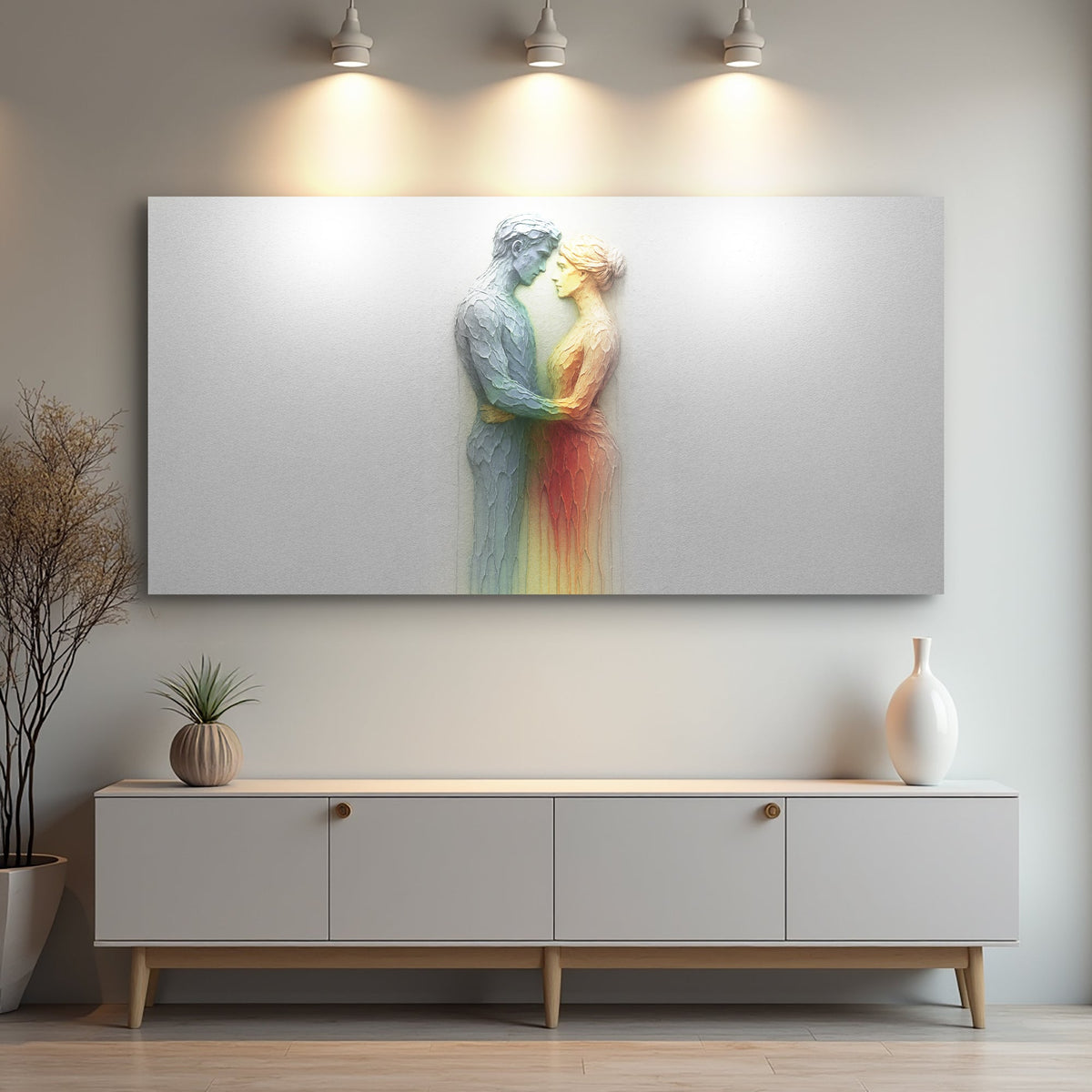 Find Romance Abstract Wall Art by Tailored Canvases