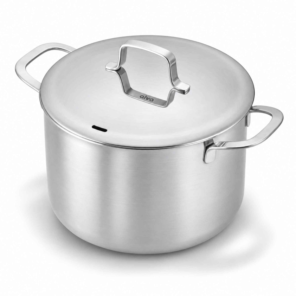 5-Ply Stainless Stock Pot with Lid, 7-Qt by Alva Cookware