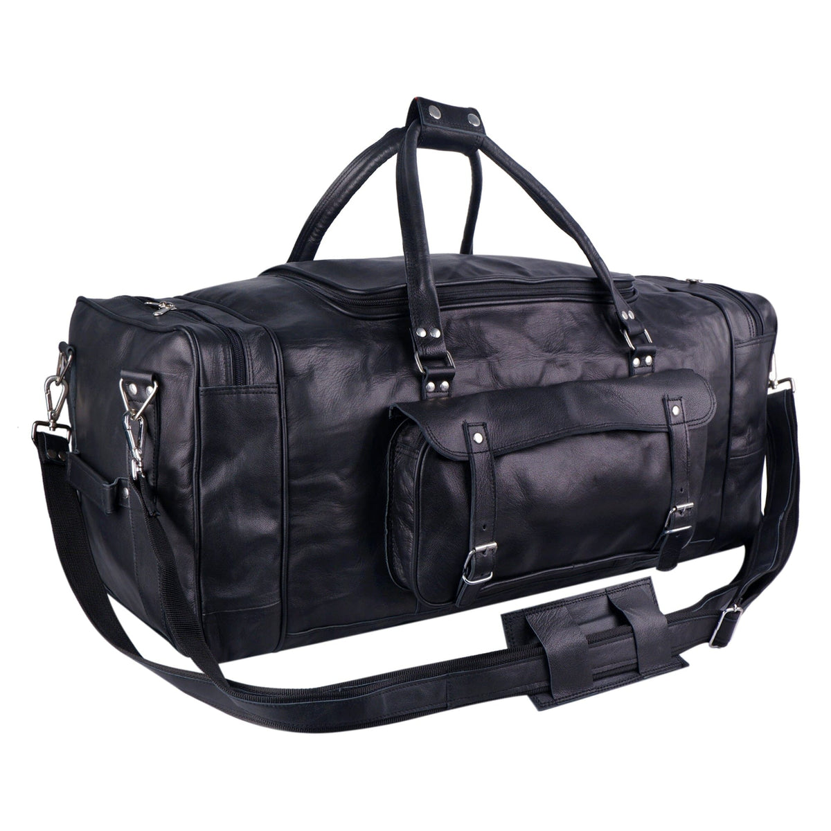The Dark Knight Traveler + FREE Toiletry Bag by Classy Leather Bags