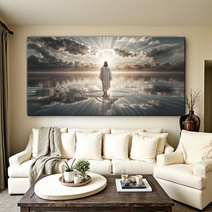 Walking on Water - Faith Wall Art III by Tailored Canvases