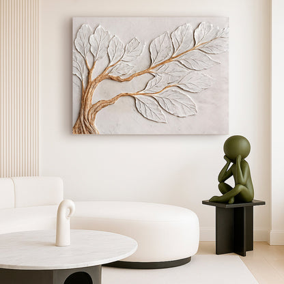Calm In Ivory Clay Wall Art by Tailored Canvases