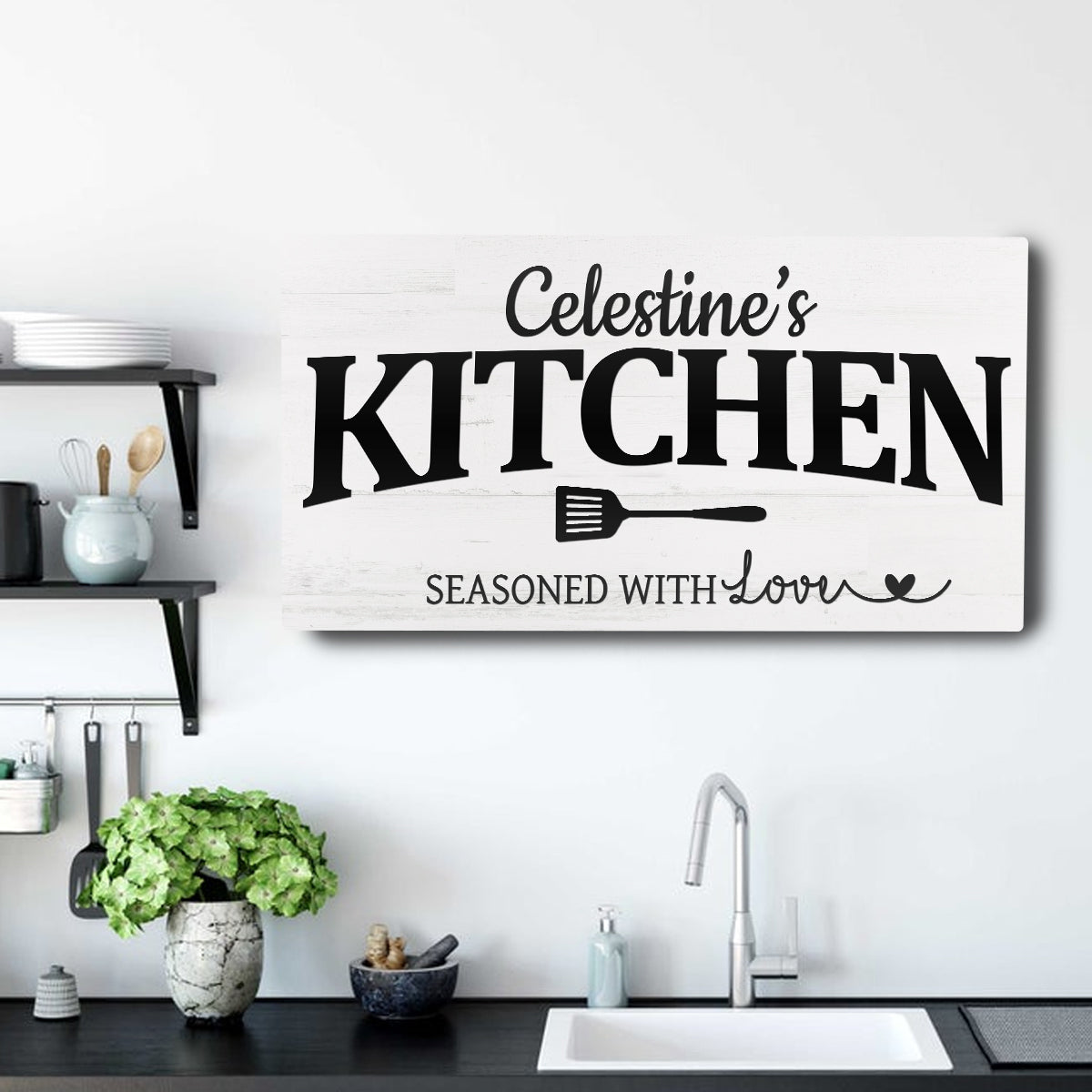 Your Kitchen Sign by Tailored Canvases