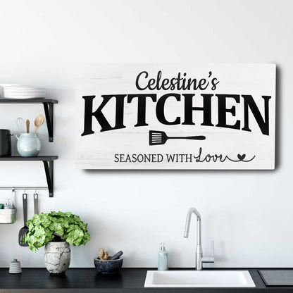 Your Kitchen Sign by Tailored Canvases
