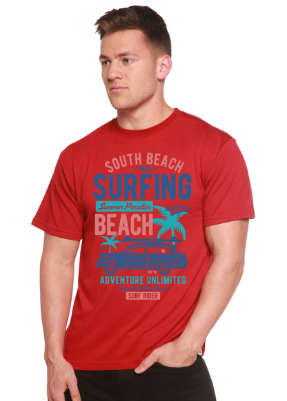 South Beach men's bamboo graphic T-shirt – view 4
