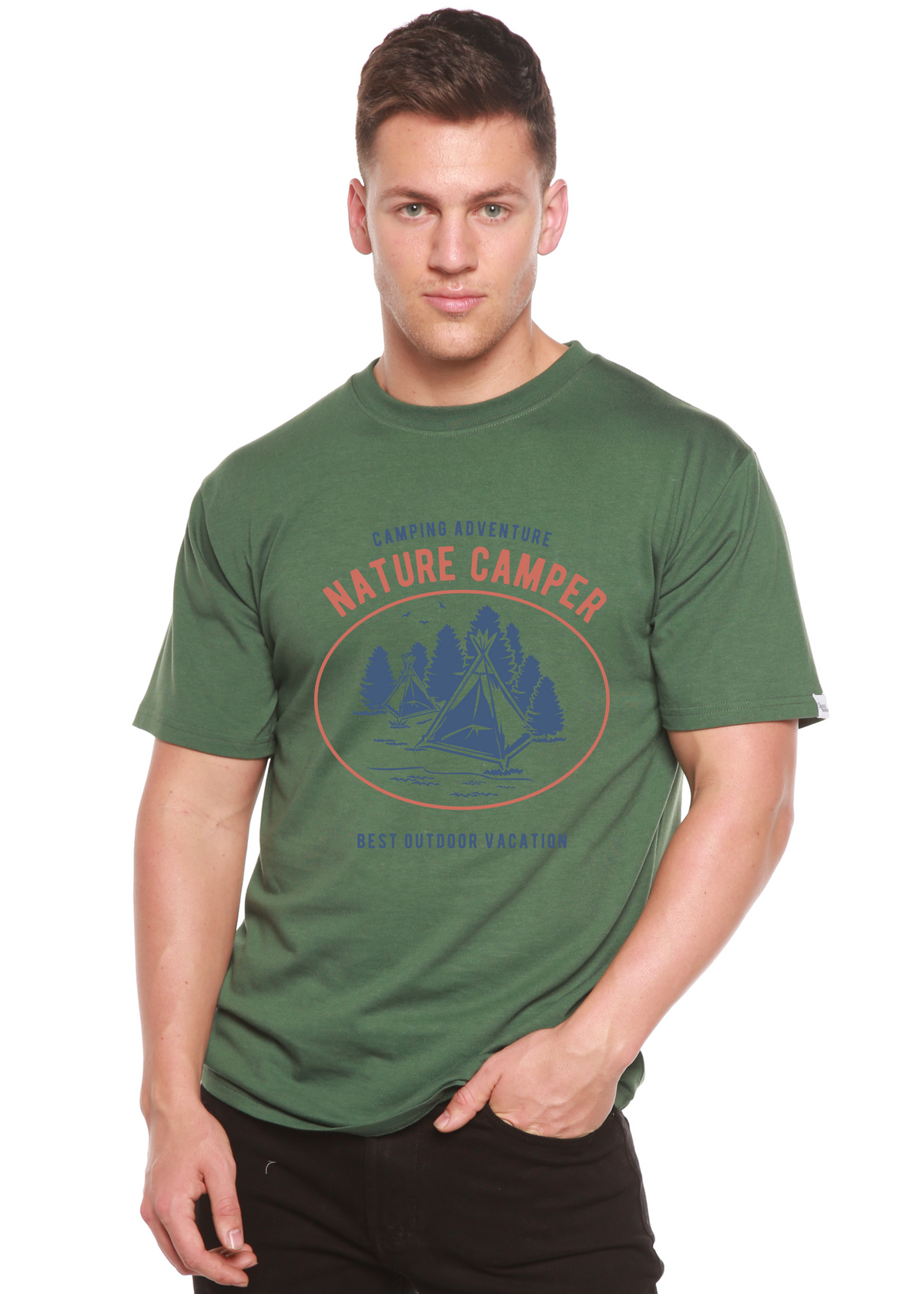 Nature Camper men's bamboo graphic T-shirt – view 4
