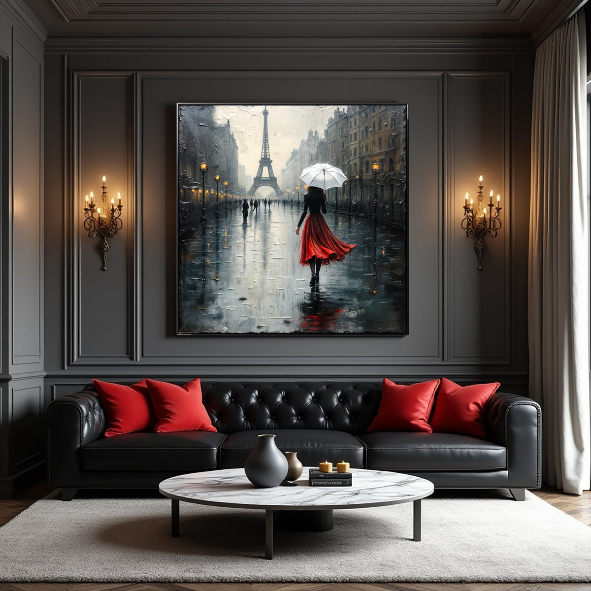 Paris Stroll Painting Wall Art by Tailored Canvases