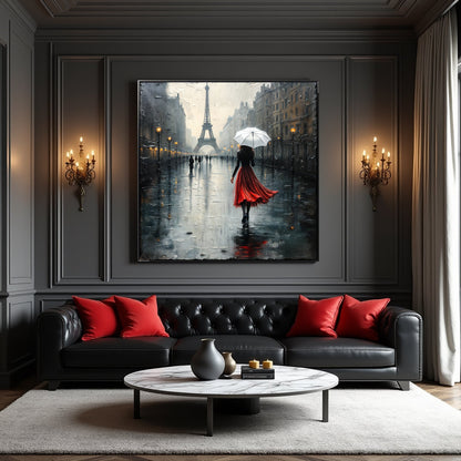 Paris Stroll Painting Wall Art by Tailored Canvases