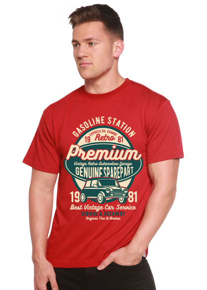Premium Garage men's bamboo graphic T-shirt – view 2