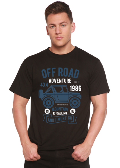 Off Road Adventure men's short sleeve graphic T-shirt in bamboo viscose and organic cotton