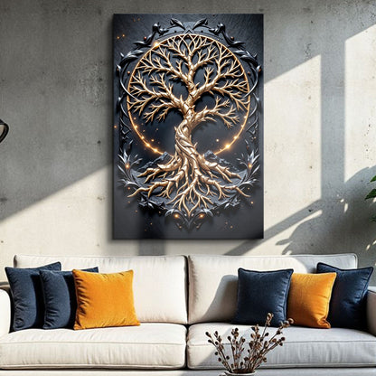 3D Celtic Tree of Life Wall Art II canvas by Tailored Canvases