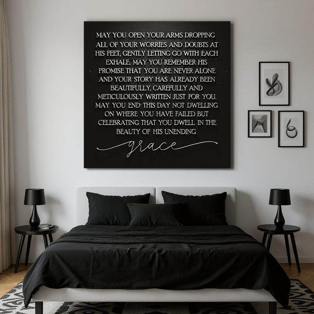 Unending Grace Faith Sign III by Tailored Canvases