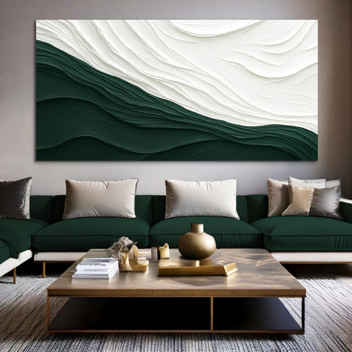 Modern Abstract Minimalist Wall Art IX by Tailored Canvases