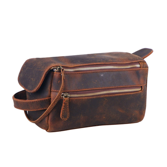 The Reuben Travel Dopp Kit by Classy Leather Bags