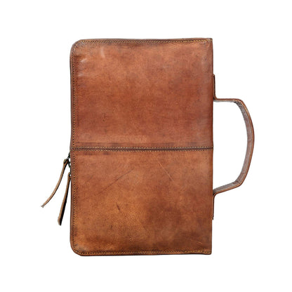 Leather Book Cover by Classy Leather Bags